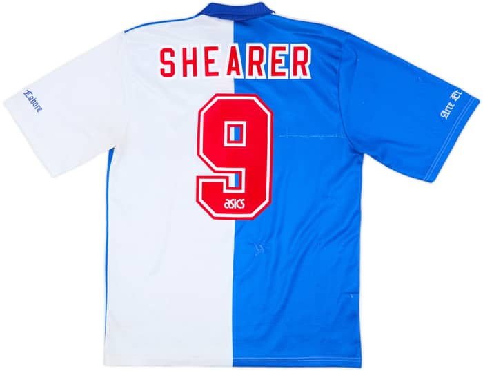 1994-95 Blackburn Home Shirt Shearer #9 - 7/10 - (L)