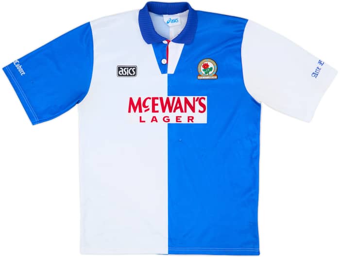 1994-95 Blackburn Home Shirt Shearer #9 - 7/10 - (L)