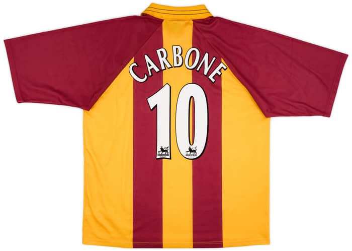 1999-01 Bradford Home Shirt Carbone #10 - 9/10 - (XL)
