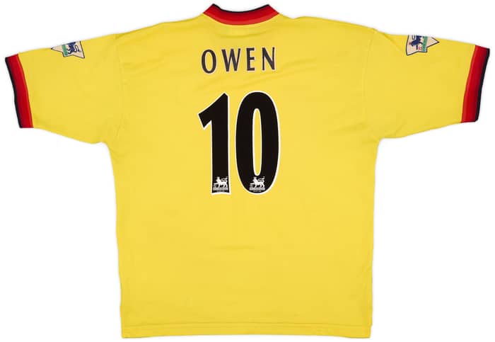 1997-99 Liverpool Away Shirt Owen #10 - 8/10 - (XL)
