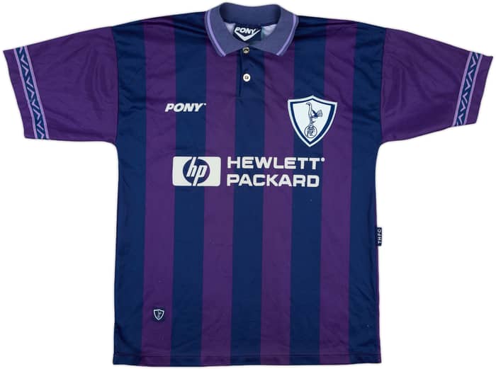 1995-97 Tottenham Away Shirt Sheringham #10 - 7/10 - (M)