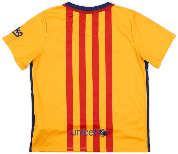 2015-16 Barcelona Away Shirt - 6/10 - (7-8 Years)