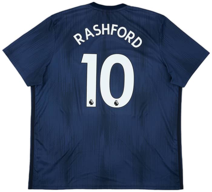 2018-19 Manchester United Third Shirt Rashford #10 - 9/10 - (XXL)