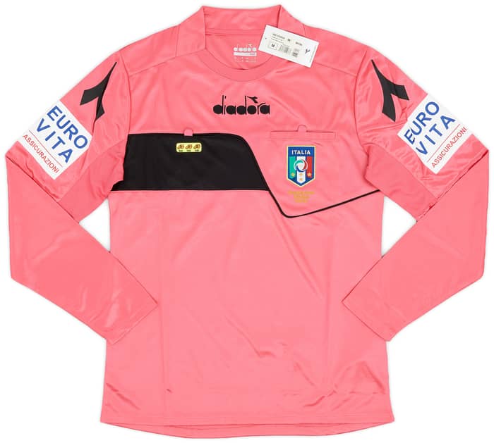 2017-18 Italy Diadora Referee L/S Shirt (S)