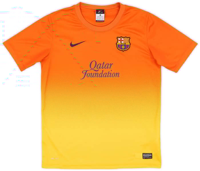 2012-13 Barcelona Basic Away Shirt - 8/10 - (XL.Boys)