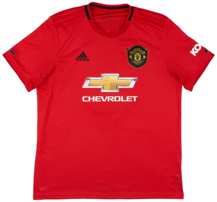 2019-20 Manchester United Home Shirt Martial #9 - 8/10 - (XL)