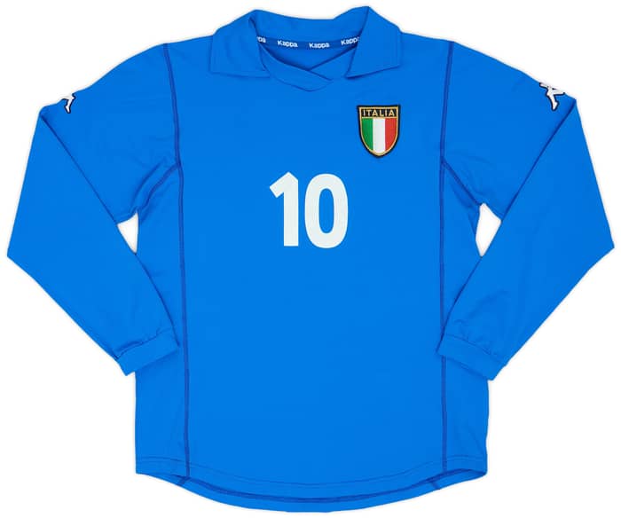 2000-01 Italy Home L/S Shirt #10 (Women's L)