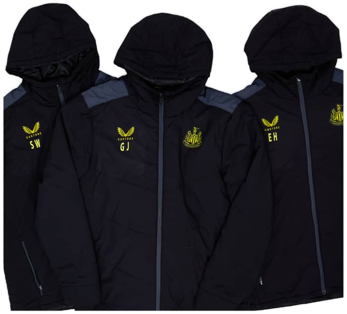 2023-24 Newcastle Staff Issue Bench Jacket # - 5/10