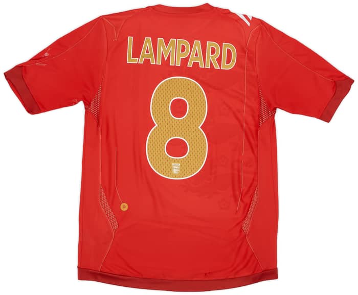 2006-08 England Away Shirt Lampard #8 - 4/10 - (S)