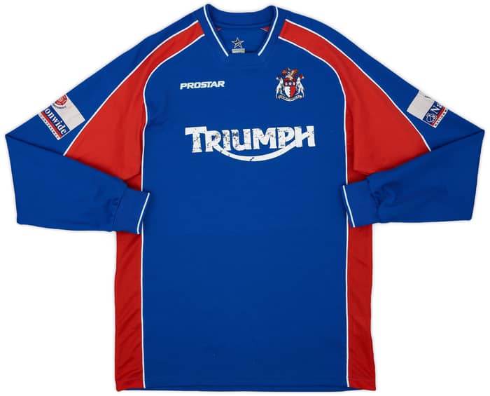 2005-06 Hinckley United Home L/S Shirt - 6/10 - (M)