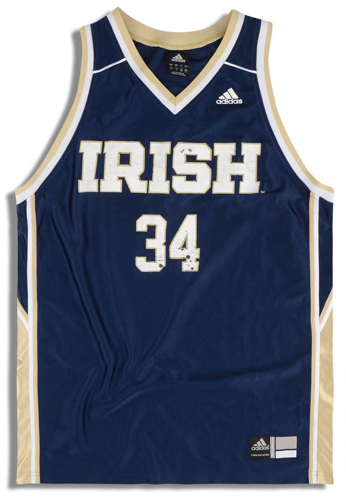 1998-02 Notre Dame Fighting Irish Graves #34 adidas Jersey (Away) L