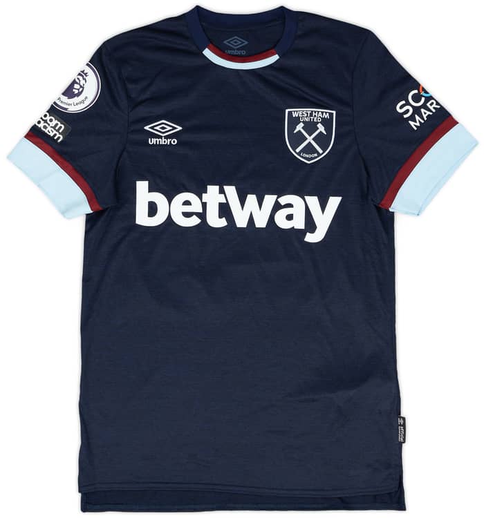 2021-22 West Ham Match Issue Third Shirt Noble #16