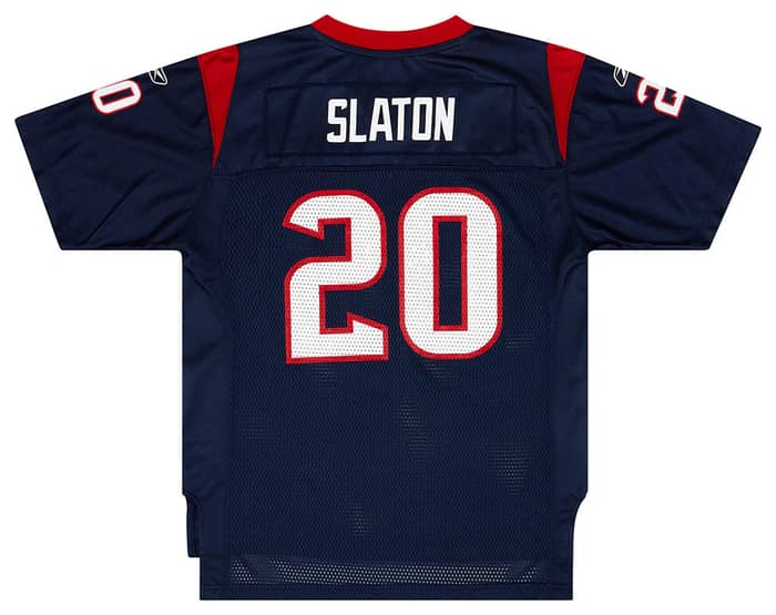 2008-11 Houston Texans Slaton #20 Reebok On Field Jersey (Home) Y