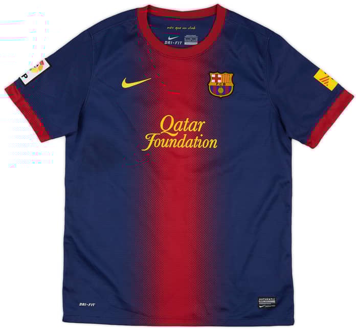 2012-13 Barcelona Home Shirt - 9/10 - (XL.Boys)