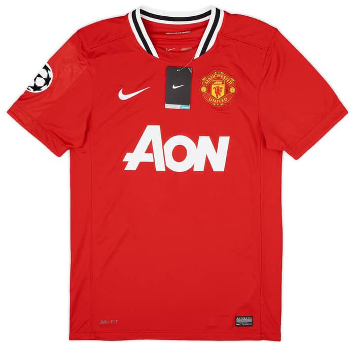 2011-12 Manchester United Home Shirt Rooney #10 (S)
