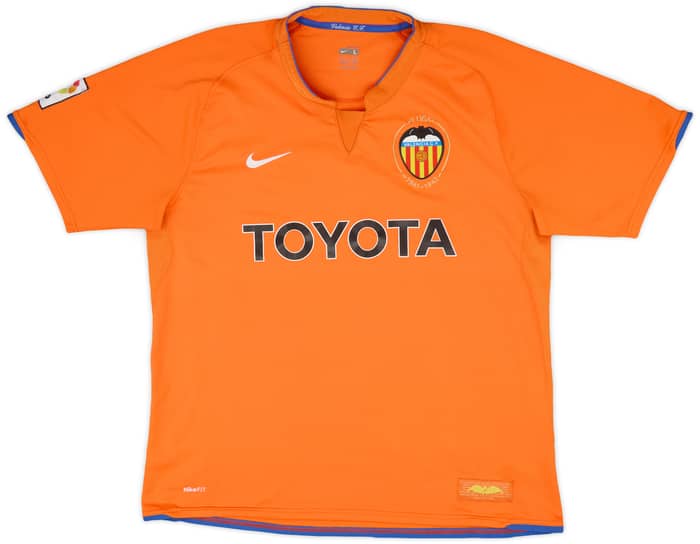 2007-08 Valencia Away Shirt David Villa #7 - 9/10 - (L)