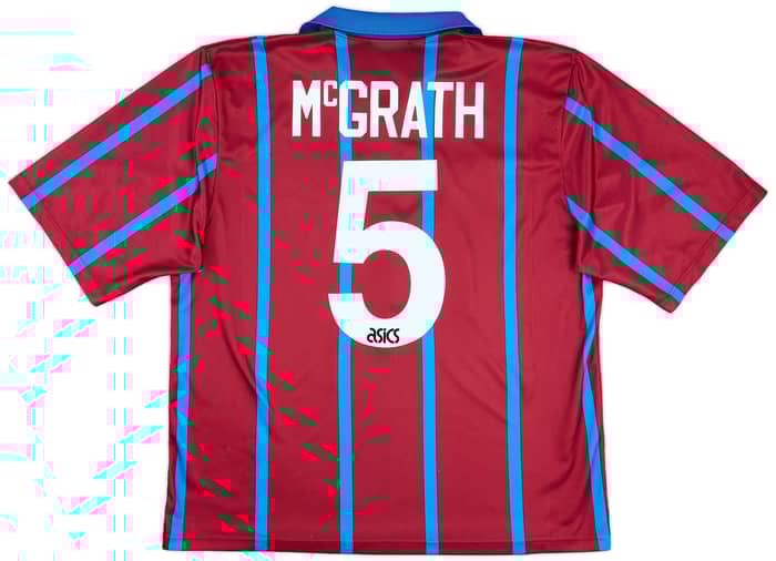 1993-95 Aston Villa Home Shirt McGrath #5 - 7/10 - (XL)