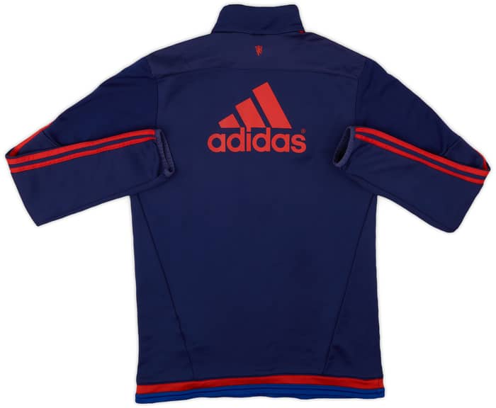2015-16 Manchester United adidas 1/4 Zip Training Top - 5/10 - (S)