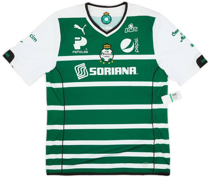 2014-15 Santos Laguna Home Shirt - 10/10 - (L)