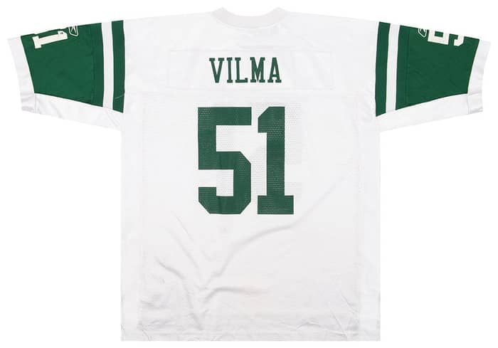 2005-06 New York Jets Vilma #51 Reebok On Field Jersey (Away) XL
