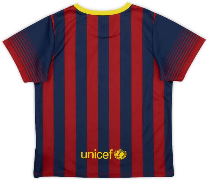 2013-14 Barcelona Home Shirt - 9/10 - (6-7 Years)