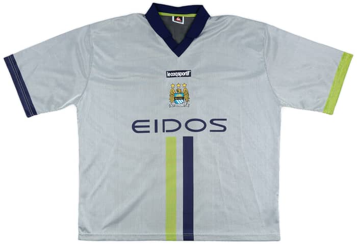 2000-02 Manchester City Away Shirt Kanchelskis #12 - 8/10 - (XL)