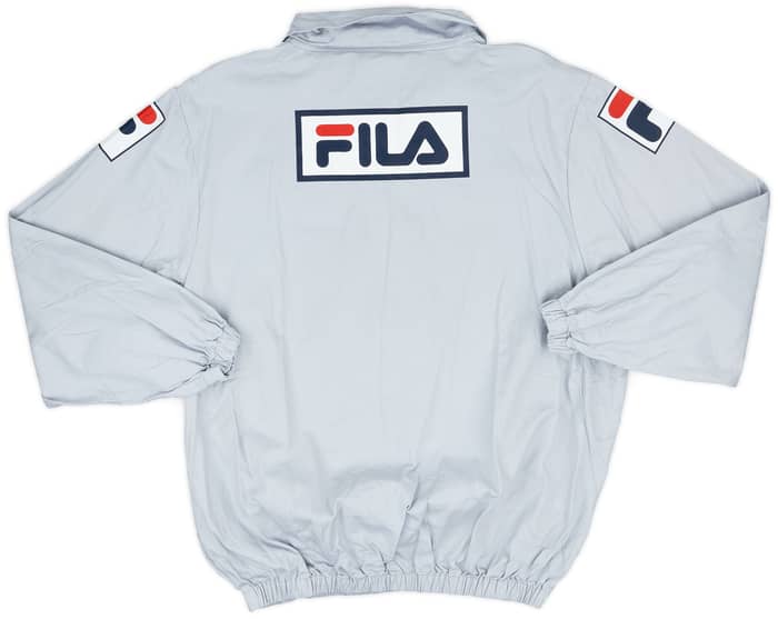 2012-14 Carlisle United Staff Issue Fila Drill Top DW - 8/10 - (L)