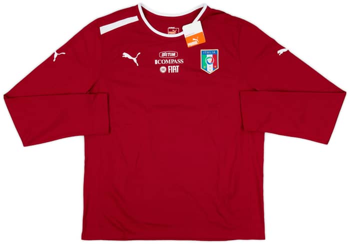 2013-14 Italy Player Issue Puma L/S Tee (XL)