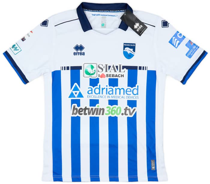 2023-24 Pescara Signed Home Shirt Brosco #13 (L)