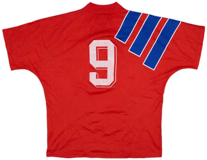 1991-93 Bayern Munich Signed Home Shirt #9 - 7/10 - (XL)
