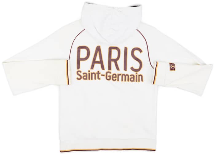 2006-07 Paris Saint-Germain Nike 1/4 Zip Hooded Sweat Top - 8/10 - (S)