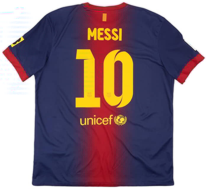 2012-13 Barcelona Home Shirt Messi #10 - 6/10 - (XL)
