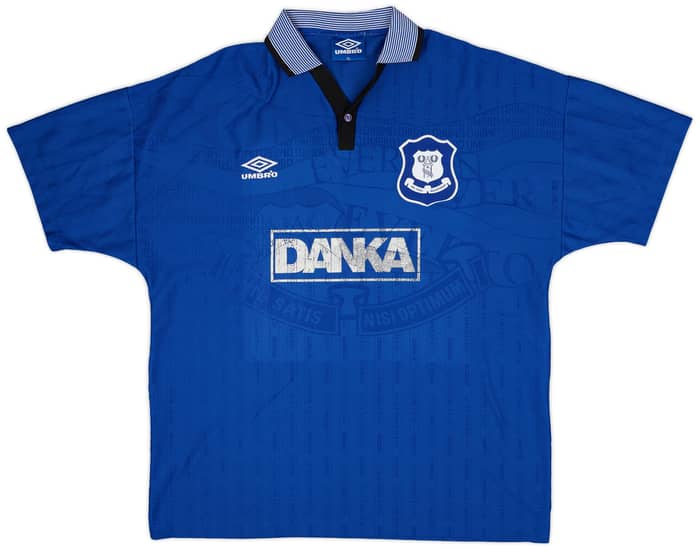1995-97 Everton Home Shirt Ferguson #9 - 6/10 - (XL)