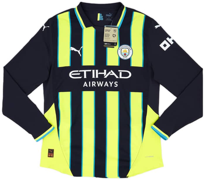2024-25 Manchester City Authentic Away L/S Shirt Foden #47