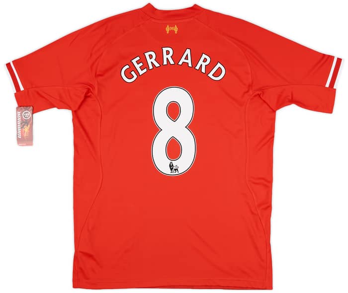 2013-14 Liverpool Home Shirt Gerrard #8 (XL)