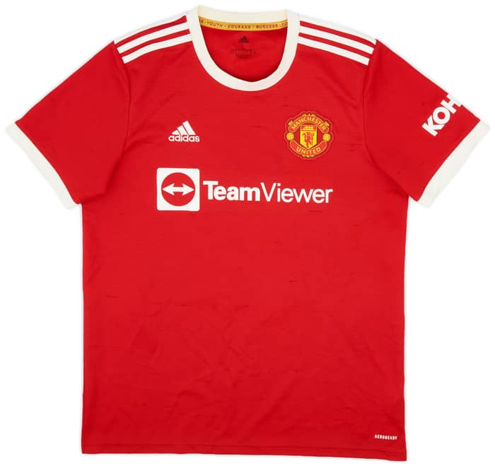 2021-22 Manchester United Home Shirt R.Varane #19 - 6/10 - (L)