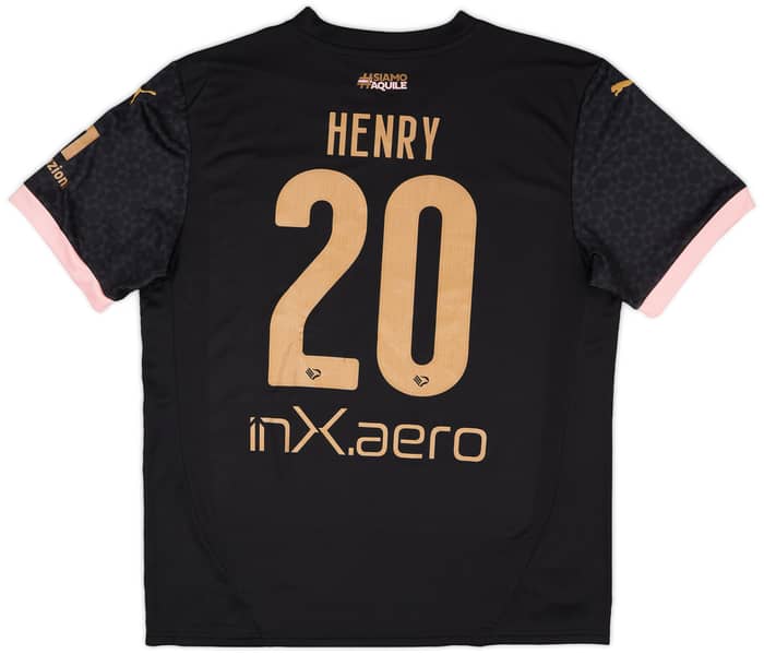 2024-25 Palermo Match Issue Away Shirt Henry #20