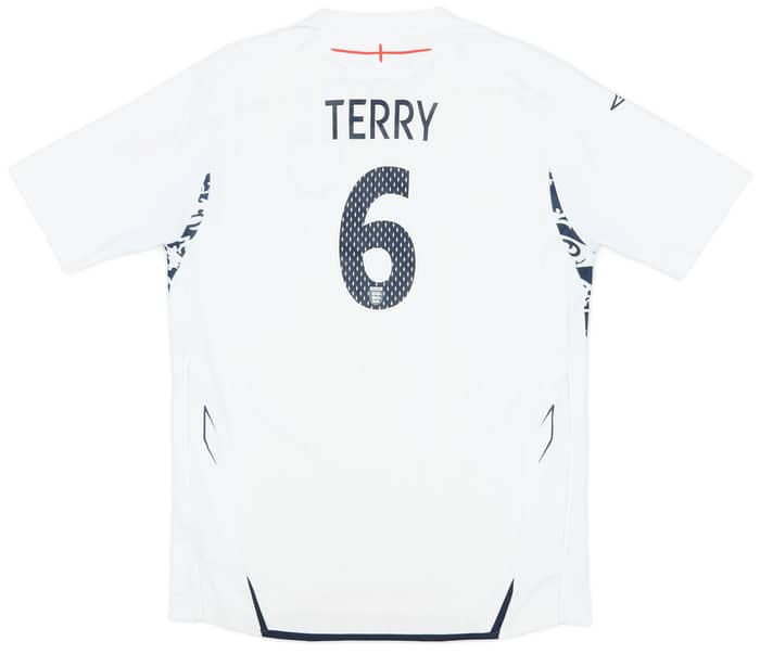2007-09 England Home Shirt Terry #6 - 7/10 - (XL.Boys)