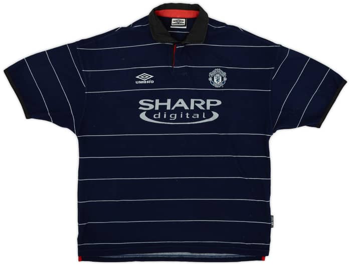1999-00 Manchester United Away Shirt Solskjaer #20 - 8/10 - (XL)