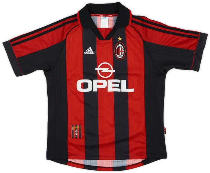 1998-00 AC Milan Home Shirt Bierhoff #20 - 4/10 - (Y)