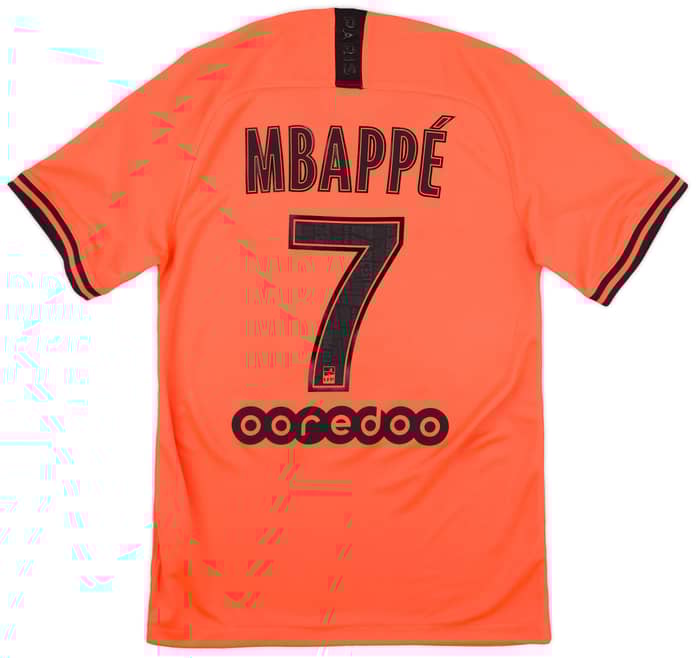 2019-20 Paris Saint-Germain Away Shirt Mbappe #7 - 9/10 - (S)