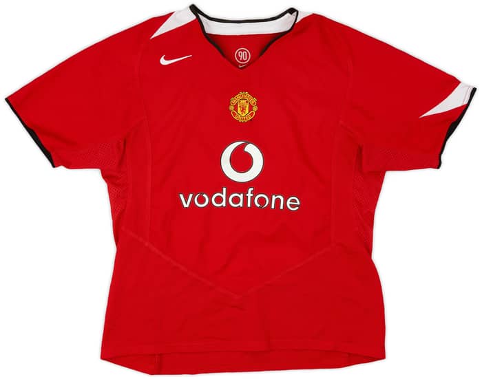 2004-06 Manchester United Home Shirt - 7/10 - (L.Boys)