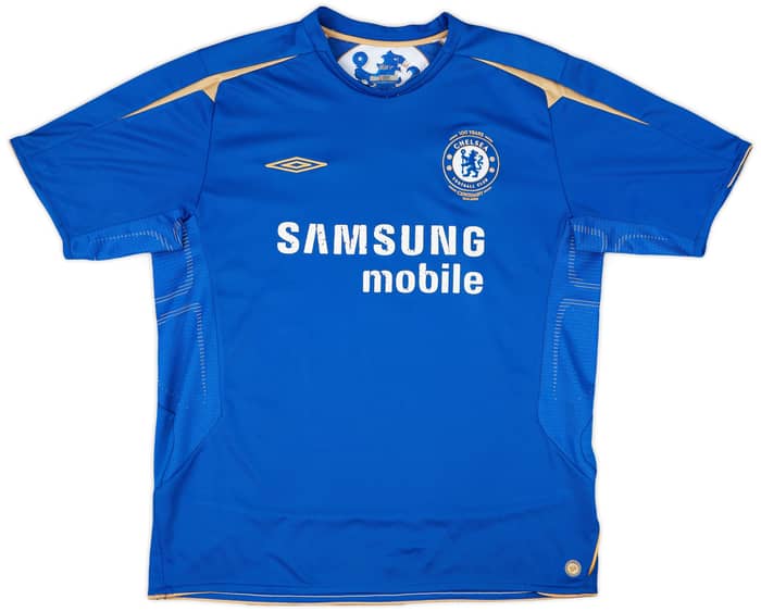 2005-06 Chelsea Centenary Home Shirt Makelele #4 - 6/10 - (L)