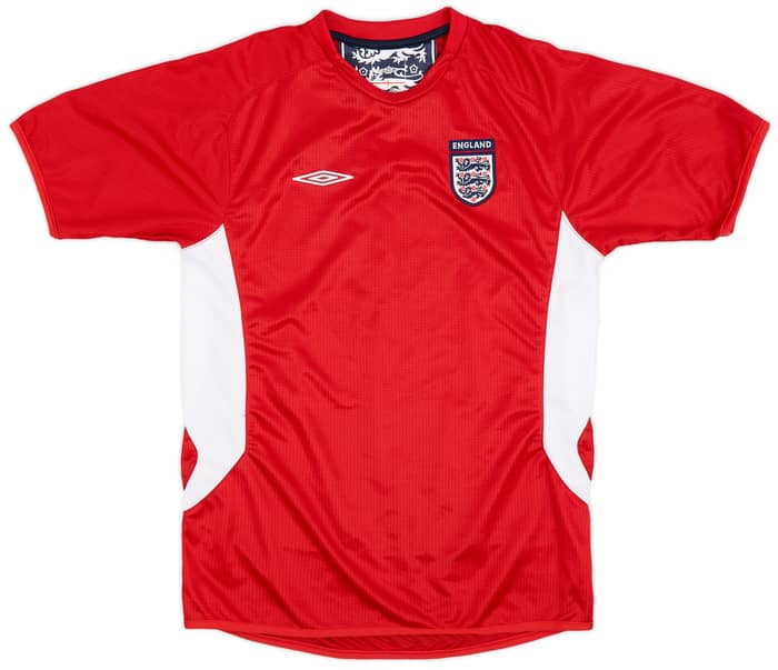 2006-07 England Umbro Training Shirt - 9/10 - (XL.Boys)