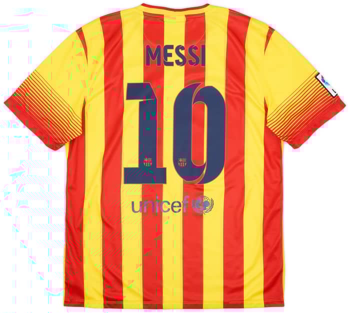 2013-15 Barcelona Away Shirt Messi #10 - 9/10 - (L)