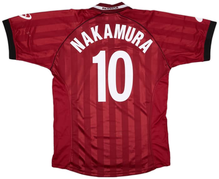 【在庫有】 Home Reggina 2002-03 Shirt (XL) - 8/10 - #10 Nakamura ウェア