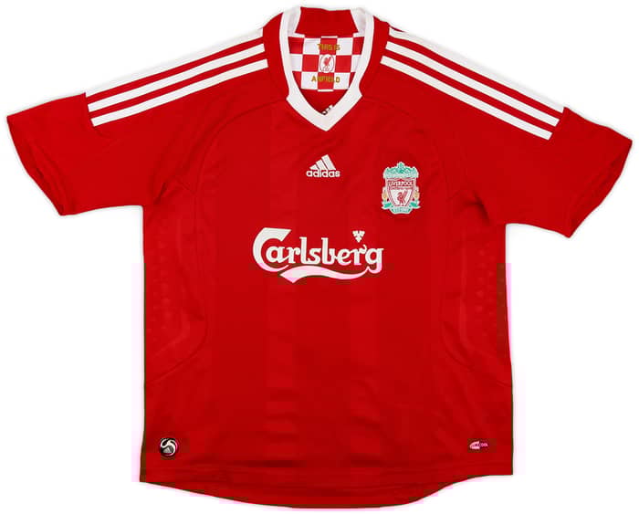 2008-10 Liverpool Home Shirt Torres #9 - 8/10 - (M.Boys)