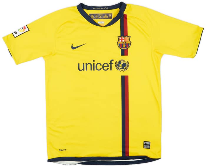 2008-10 Barcelona Away Shirt Messi #10 - 6/10 - (XL.Boys)