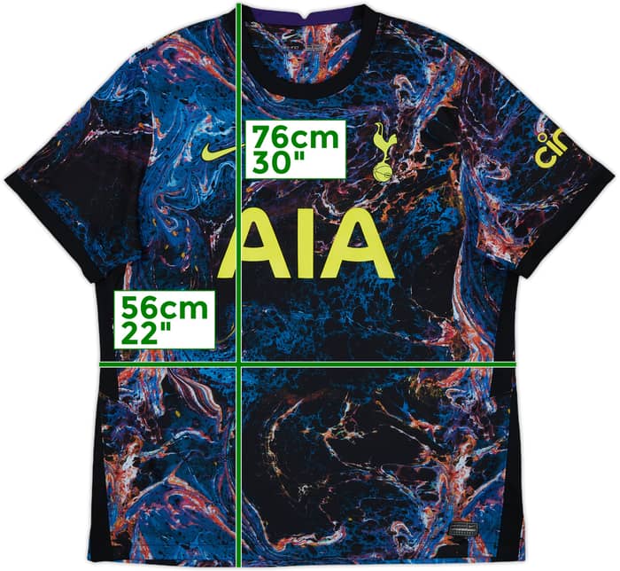 2021-22 Tottenham Away Shirt Kane #10 - 9/10 - (XL)