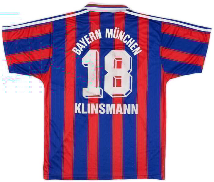 1995-97 Bayern Munich Home Shirt Klinsmann #18 - 5/10 - (M)